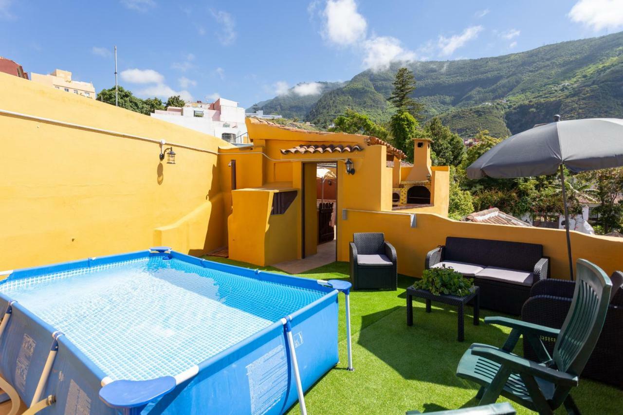 Canarian House With Views And Pool Los Realejos Exterior foto
