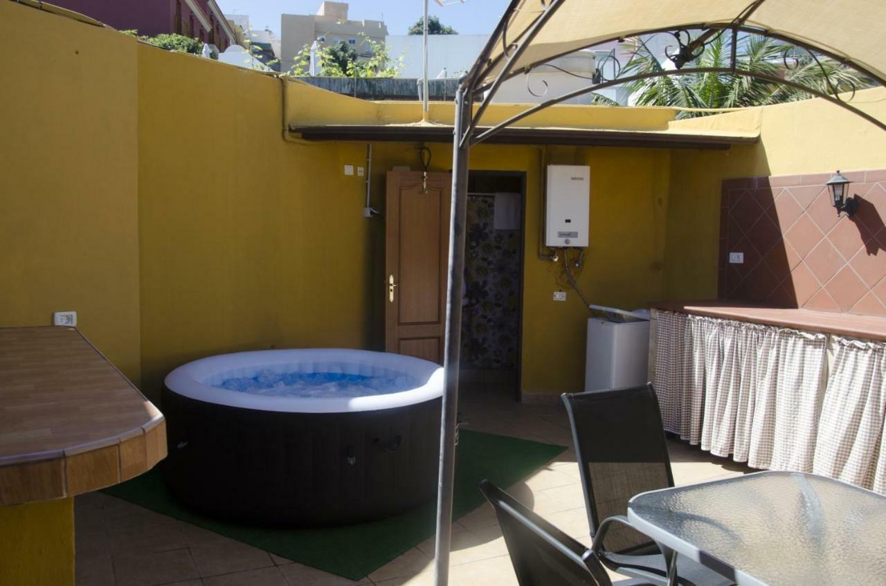 Canarian House With Views And Pool Los Realejos Exterior foto